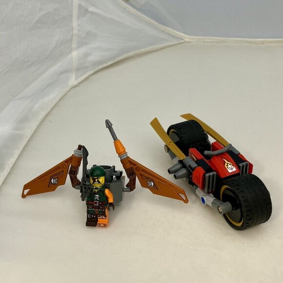 Lego Other - Lego Ninjago 70600 Ninja Bike Chase Pirate Flyer Kai’s Bike Incomplete 1 Minifig